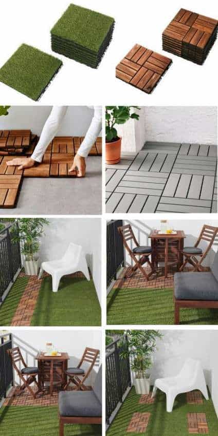 flooring for a small balcony decor