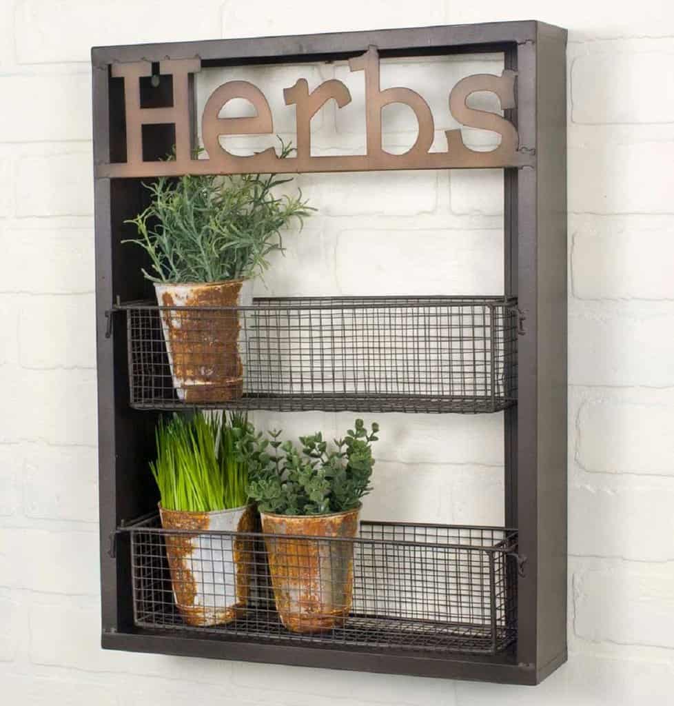 space saving hack herb rack