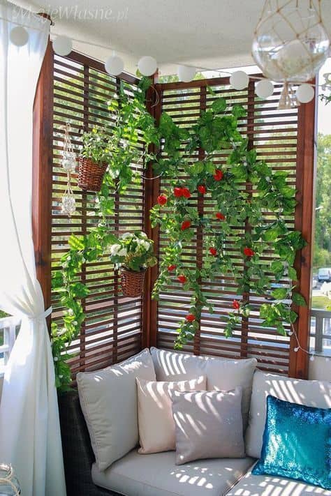 small balcony vertical garden small